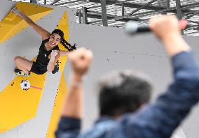 (SP)CHINA-SHANGHAI-OLYMPIC QUALIFIER SERIES SHANGHAI-SPORT CLIMBING-WOMEN'S BOULDER & LEAD-FINAL (CN)