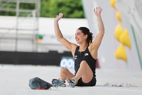 (SP)CHINA-SHANGHAI-OLYMPIC QUALIFIER SERIES SHANGHAI-SPORT CLIMBING-WOMEN'S BOULDER & LEAD-FINAL (CN)