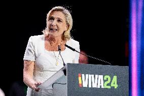 Marine Le Pen At VOX Meeting Viva 24 - Madrid