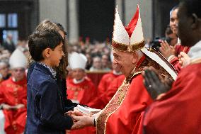 Pope Francis Leads A Mass On Pentecost Day - Vatican