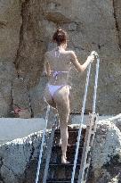 Bella Hadid at Eden Roc Hotel And Aboard Boat - Antibes