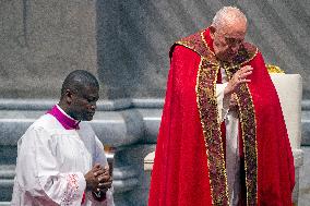 Pope Francis Leads A Mass On Pentecost Day - Vatican