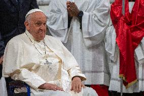 Pope Francis Leads A Mass On Pentecost Day - Vatican