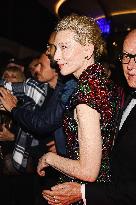 Cannes - Cate Blanchett Arrives At JW Marriot Hotel