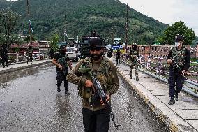 Security Tightened Ahead Of Lok Sabha Polls In North Kashmir.