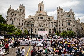 Demonstration In Defense Of Public Health System In Madrid