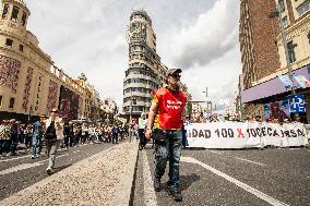 Demonstration In Defense Of Public Health System In Madrid