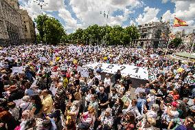 Demonstration In Defense Of Public Health System In Madrid