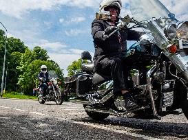 The Distinguished Gentleman's Ride Held In Nijmegen, Netherlands.