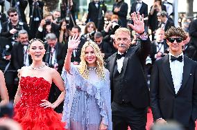 "Horizon: An American Saga" Red Carpet - The 77th Annual Cannes Film Festival