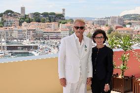 Cannes - Kevin Costner awarded with ‘Chevalier de l'Ordre des Arts et des Lettres’