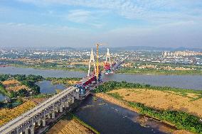 Ma'anshan Yangtze River Highway and Railway Bridge