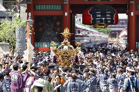 Sanja festival in Tokyo's Asakusa