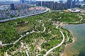 Artificial Imitation Natural Mountains in Shanghai