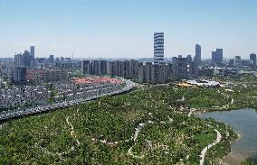 Artificial Imitation Natural Mountains in Shanghai