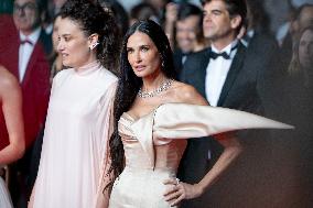 ''The Substance'' Red Carpet - The 77th Annual Cannes Film Festival