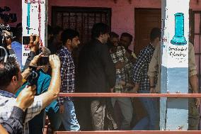Sajad Gani Lone Casted His Vote In Handwara