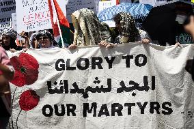 Pro-Palestinian Protest At Texas State Capitol