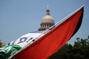 Pro-Palestinian Protest At Texas State Capitol