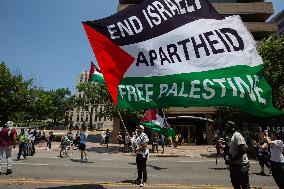 Pro-Palestinian Protest At Texas State Capitol