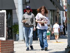 Alyson Hannigan And Daughter Out - LA