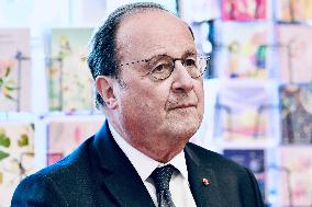 Francois Hollande Presents His Book 'Leur Europe' - Strasbourg