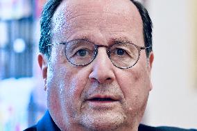 Francois Hollande Presents His Book 'Leur Europe' - Strasbourg