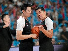 (SP)CHINA-URUMQI-BASKETBALL-CBA LEAGUE-XINJIANG VS LIAONING(CN)