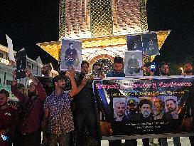 Candle Light Vigil For Iranian President And Others In Kashmir