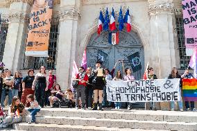 Demonstration Against Transphobia And Homophobia - Aude