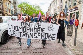 Demonstration Against Transphobia And Homophobia - Aude