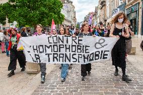 Demonstration Against Transphobia And Homophobia - Aude