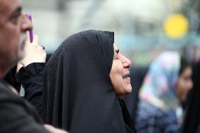 IRAN-TEHRAN-HELICOPTER CRASH-VICTIMS-MOURNING