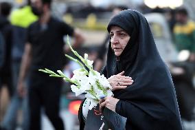 IRAN-TEHRAN-HELICOPTER CRASH-VICTIMS-MOURNING