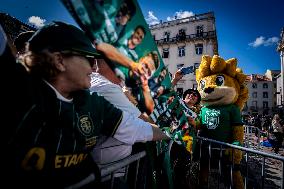 Sporting CP Received By The Mayor Of Lisbon