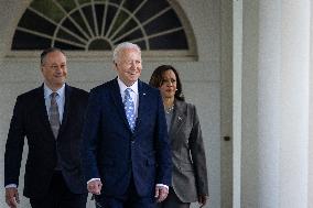 DC: President Biden Hosts a Reception Celebrating Jewish American Heritage Month in the Rose Garden