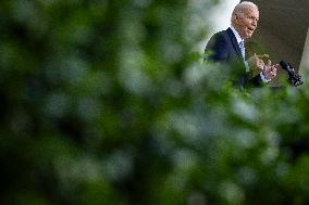 DC: President Biden Hosts a Reception Celebrating Jewish American Heritage Month in the Rose Garden