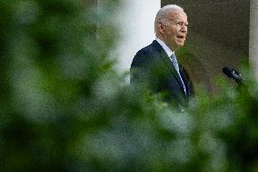 DC: President Biden Hosts a Reception Celebrating Jewish American Heritage Month in the Rose Garden