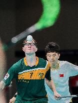 (SP)PHILIPPINES-PASIG-FLOORBALL-WORLD CHAMPIONSHIP QUALIFIERS-CHINA VS AUSTRALIA