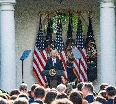 President Joe Biden And The Second Gentleman Douglas Emhoff Deliver Remarks At A Celebration For Jewish American Heritage Month
