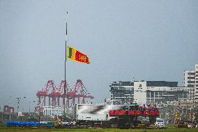 Sri Lanka Lowers Its National Flag To Half-mast To The Nation Mourns Iranian President Ebrahim Raisi