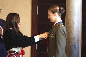 Princess Leonor Receives Medal of the Cortes de Aragon - Zaragoza