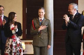 Princess Leonor Receives Medal of the Cortes de Aragon - Zaragoza