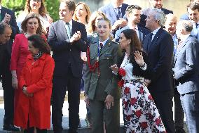 Princess Leonor Receives Medal of the Cortes de Aragon - Zaragoza