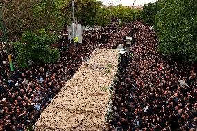 Funeral Procession In Memory Of Ebrahim Raisi - Tabriz