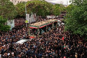 Funeral Procession In Memory Of Ebrahim Raisi - Tabriz