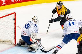 France v Germany - Ice Hockey World Championship Czechia.