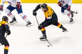 France v Germany - Ice Hockey World Championship Czechia.