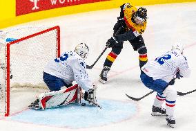 France v Germany - Ice Hockey World Championship Czechia.