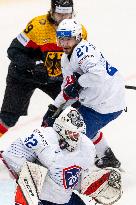 France v Germany - Ice Hockey World Championship Czechia.